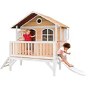 Stef Playhouse Brown/white with White Slide
