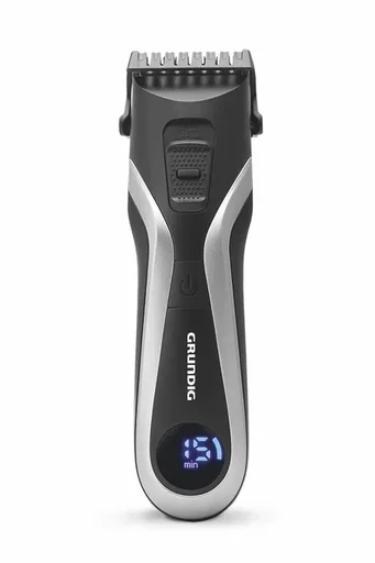 "Hair and beard trimmer “MC8840”, battery-operated, black silver image"