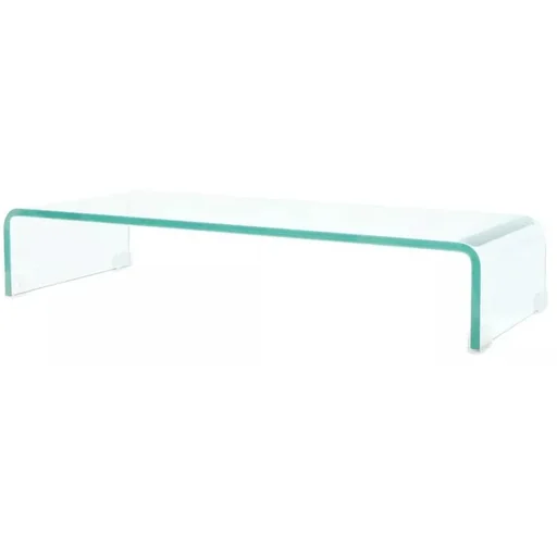 "Transparent TV cabinet 70x30x13 cm glass image"