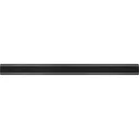 Cable duct 75 x 6 cm black