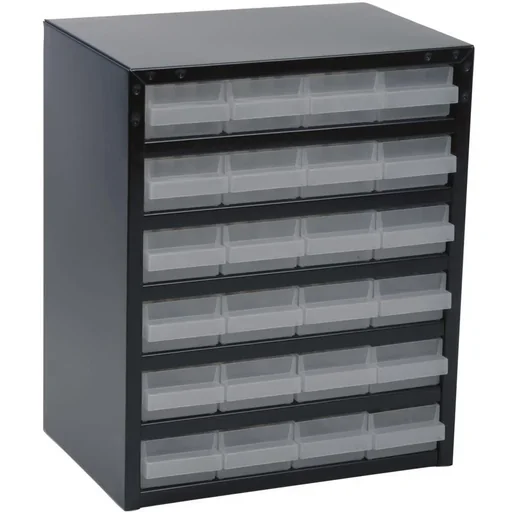 "Raaco drawer cabinet with 24 drawers Type 250-1CL image"