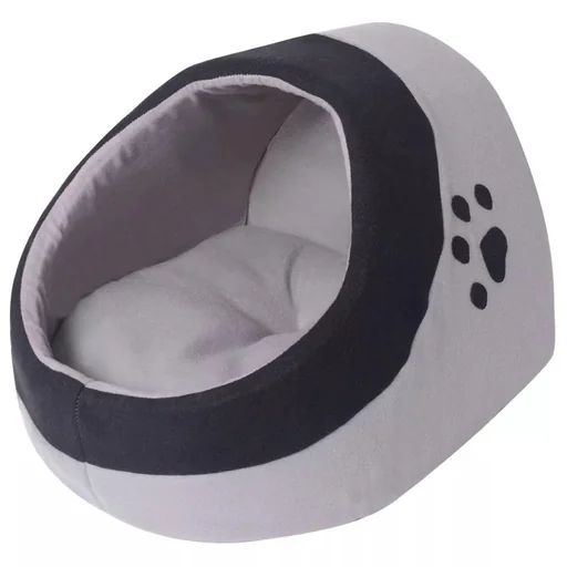 "Cat basket XL grey and black image"
