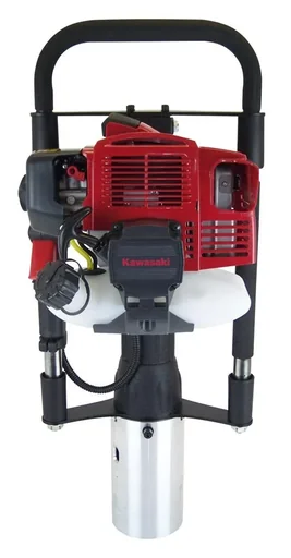 "Motor pile driver with Kawasaki engine, 1.38 HP image"