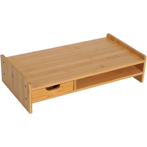 "Monitor stand with drawer image"