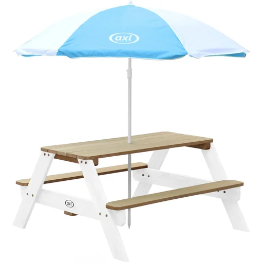 "Nick Picnic Table Brown/White image"