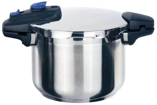 "Biostar pressure cooker set, stainless steel, 6-piece image"