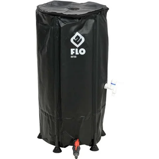 "NL Collapsible Rain Barrel - 100L - PVC - 40 x 40 x 78 cm image"