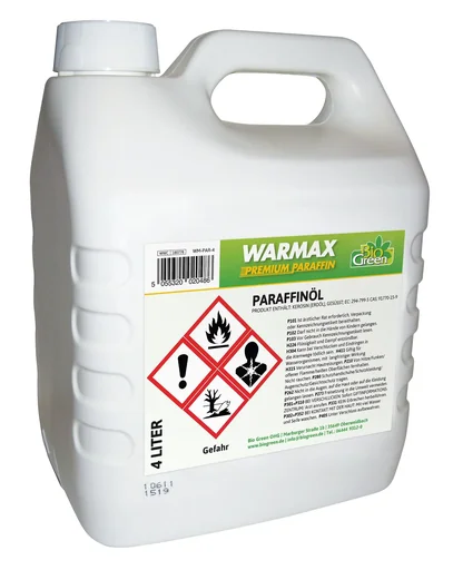 "WARMAX Premium Paraffin Oil 4 Liters - for heaters and lamps image"