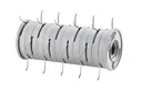 Lawn aerator roller “Multibrush, stainless steel