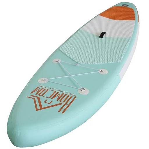 "Inflatable surfboard with paddle image"