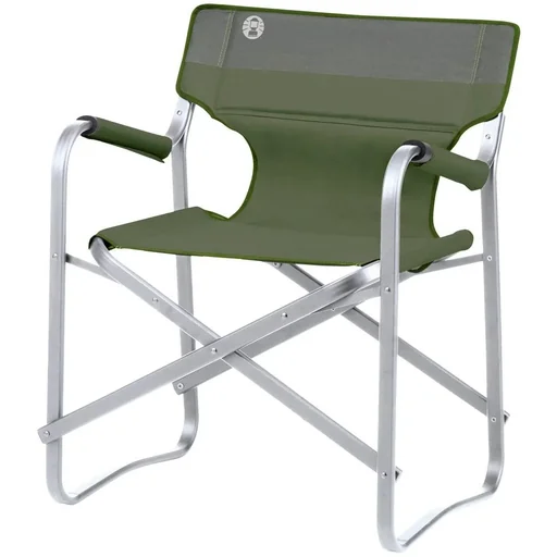 "Green deck chair image"