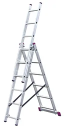 Alu Vielzweckleiter/ Treppenleiter 3x6 Sprossen