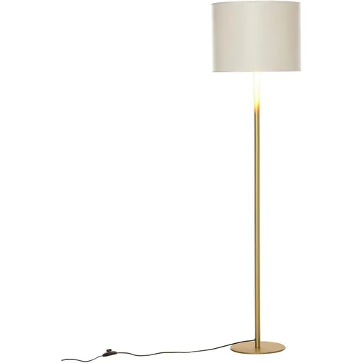 "Floor lamp with faux leather shade image"
