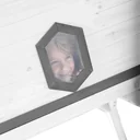 Cabin XL Playhouse Grey/White - White Slide