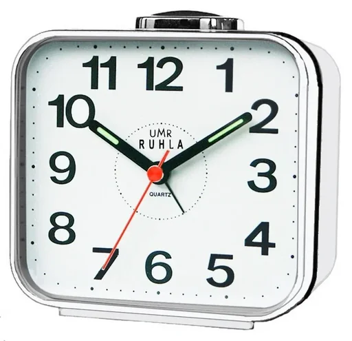 "Quartz alarm clock with bell alarm image"