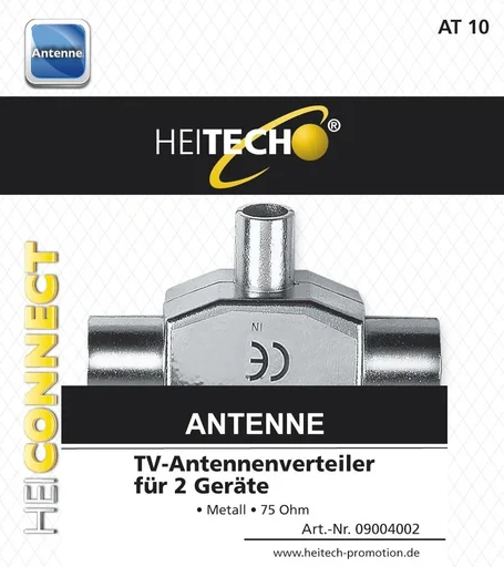 "TV antenna distributor for 2 devices image"