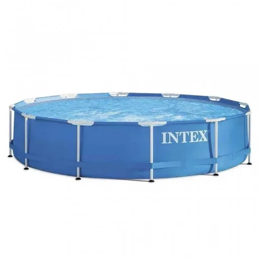 "Metal frame pool 366 x 76 cm without filter pump image"