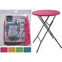 Bartable cover for folding table / bistro table - for 80cm table - blue