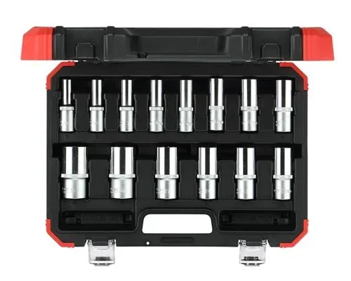 "Socket wrench set 1/2 6kt SW10-32 mm 14-piece image"