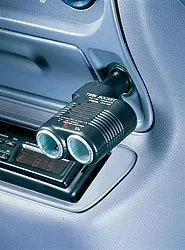 "Double socket for cigarette lighter image"