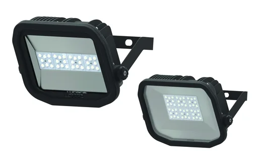 "LED facade spotlight with 155 watts, 16,000 lumens image"