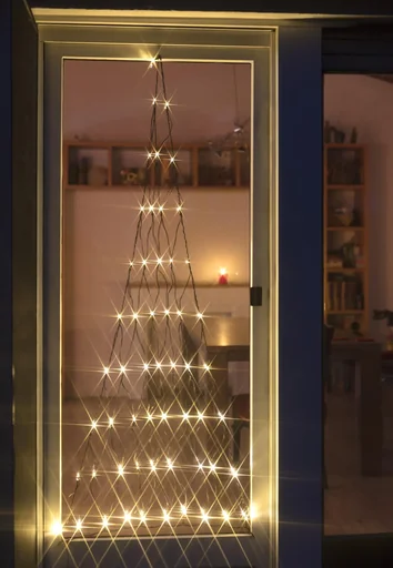 "LED light net triangle, 55 ww LED image"