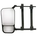 Caravan mirror with blind spot mirror insert