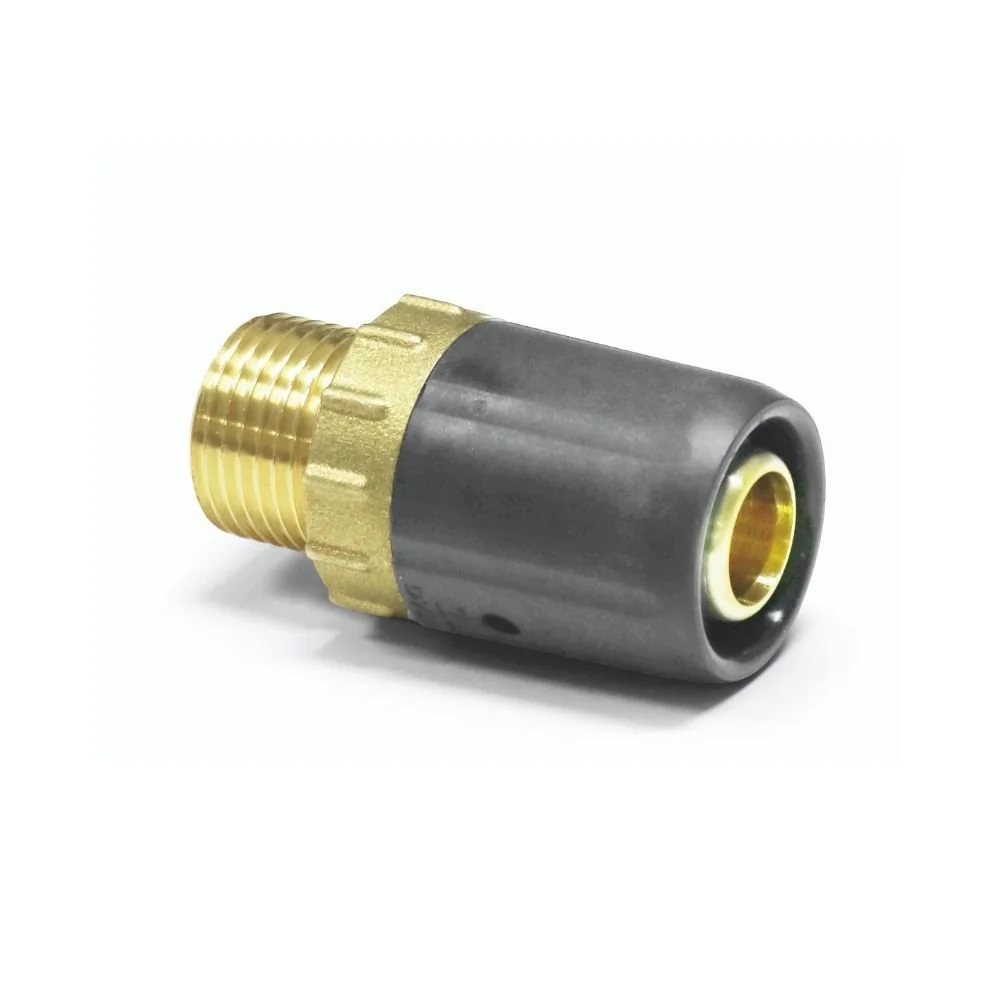 Steekfitting 16mm naar 1/2" Buitendraad - Snelle Leidingkoppeling