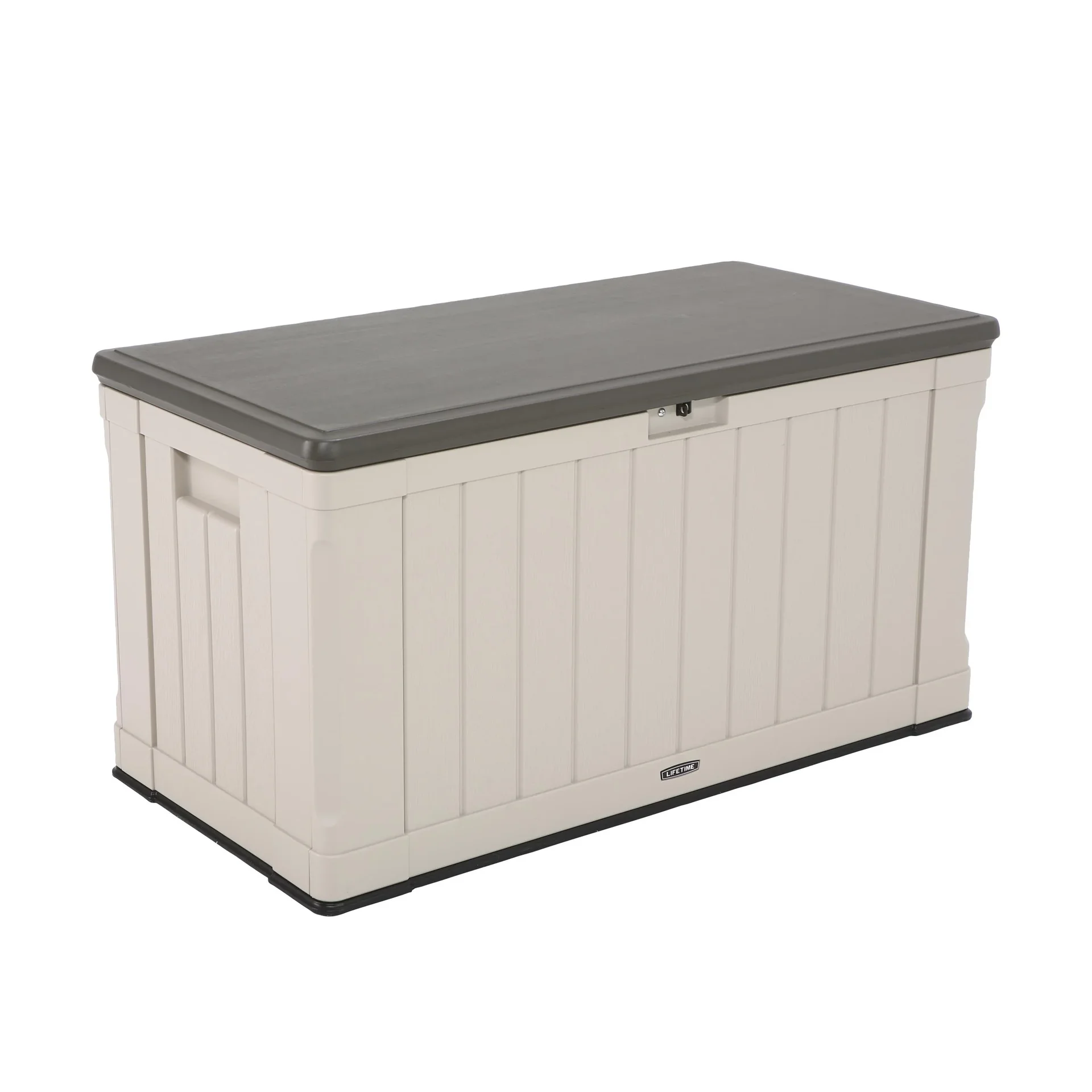 "Kussenbox Harmony 440 L 127,9×64×67,2 cm Lichtgrijs – waterdicht, houdt kussens droog image"