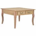 Coffee table 80x80x50 cm wood brown