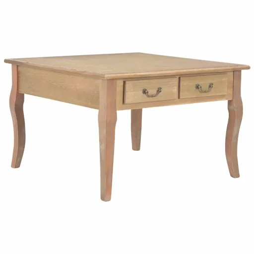 "Coffee table 80x80x50 cm wood brown image"