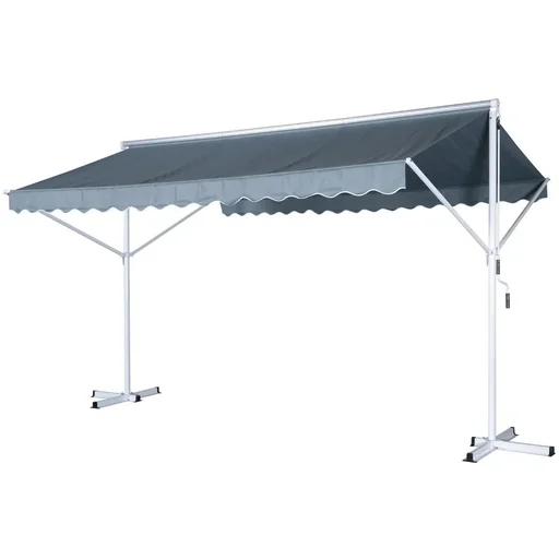 "Freestanding awning garden awning with folding arm 3 image"