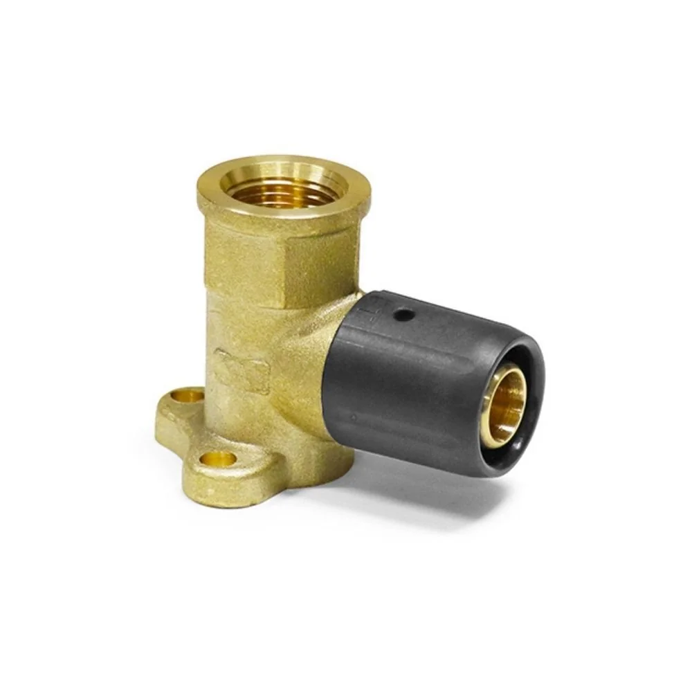 Steekfitting Wandhoek 16mm - Zonder Persen, voor Verwarming