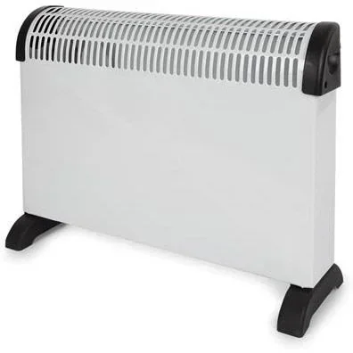 "Convector heater with turbo function - 2000W - 3 heating levels - 58x19.6x42 cm image"