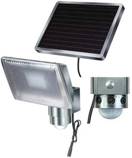 "Solar LED spotlight "SOL 80 ALU" with motion detector - IP44 image"