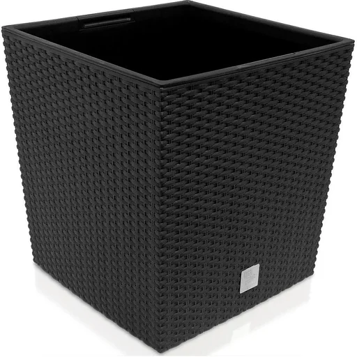 "Flowerpot Rato Low anthracite with inner pot 64L 39x39x40.5cm image"
