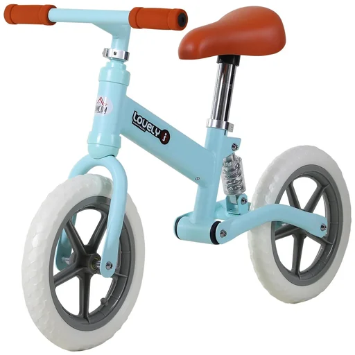 "Children's balance bike with shock absorber image"