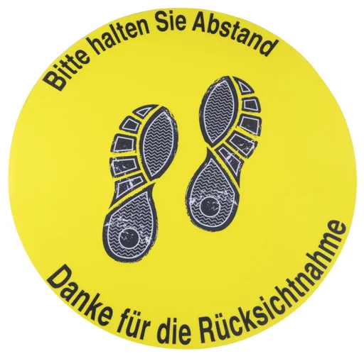 "Floor and wall stickers "Keep your distance / Feet" image"