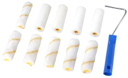 11 -teiliges Wand- und Lackfarben - Rollset