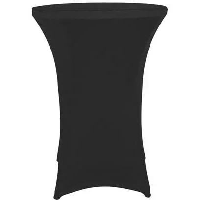 "Protective cover for bar table - Black - Ø80 x 100 cm image"