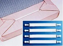 "Bed sheet tighteners - 4 pieces image"