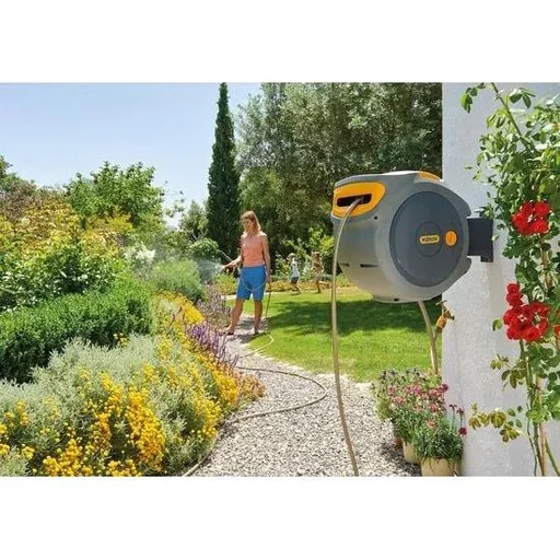 "Hozelock automatic hose reel image"