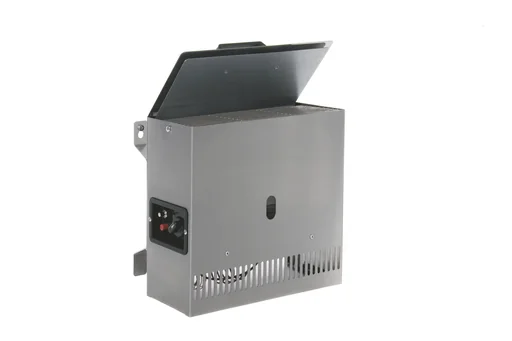 "Gas greenhouse heater 4.0 kW stainless steel image"