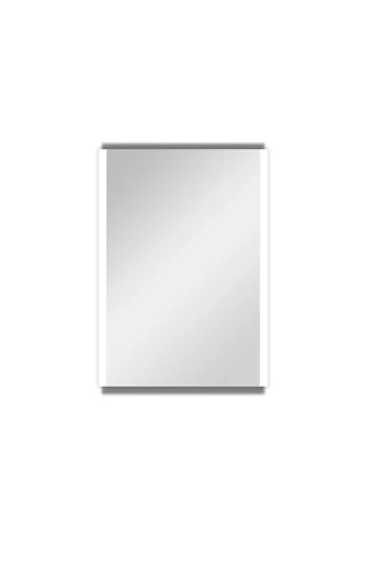 "Bathroom mirror with lighting, "Loft" - 50 x 70 cm - horizontal and vertical suspension image"