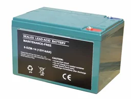 Accu 6-DZM-14, 12 Volt 14 Ah geschikt voor elektrische voertuigen