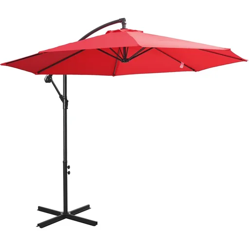 "Cantilever umbrella with hand crank image"