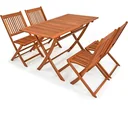 'Sydney' 5-piece garden set - acacia wood - FSC-certified
