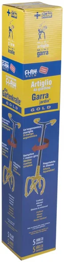 "Mini garden claw "GardenClaw gold", height adjustable, 97-106 cm image"
