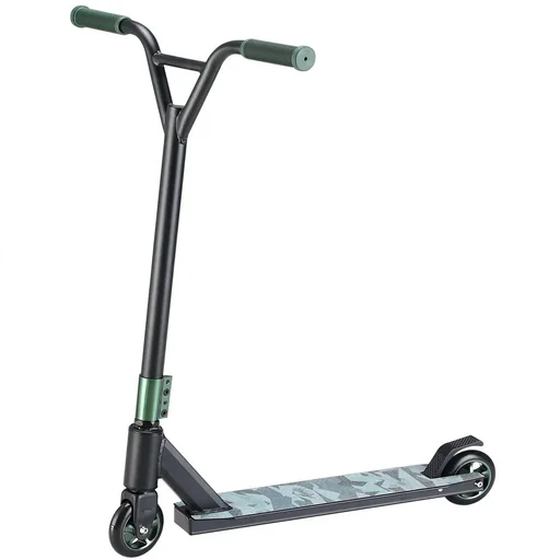 "Premium Stunt Scooter - Camouflage / Green - ABEC 9 - Aluminum image"