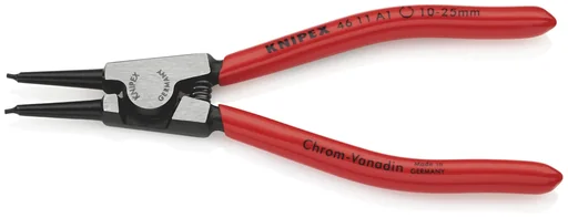 "Retaining ring pliers for external rings on shafts, plastic-coated, black atramentized, polished, 140 mm image"